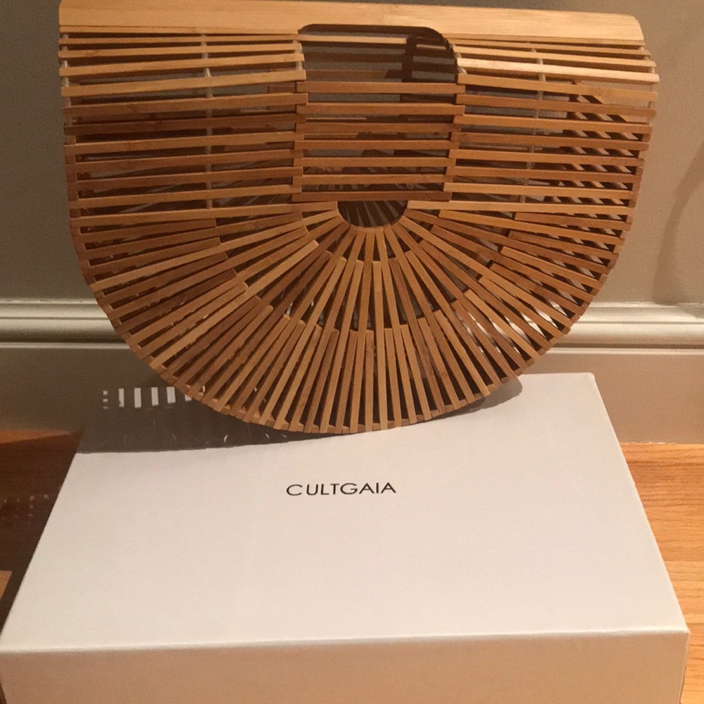 Cultgaia Gaia’s Ark natural bamboo bag NIB!!